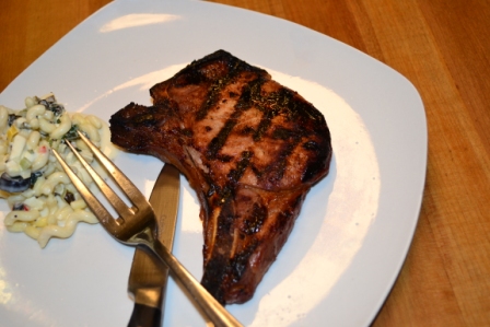 Grilled Smoked Chops